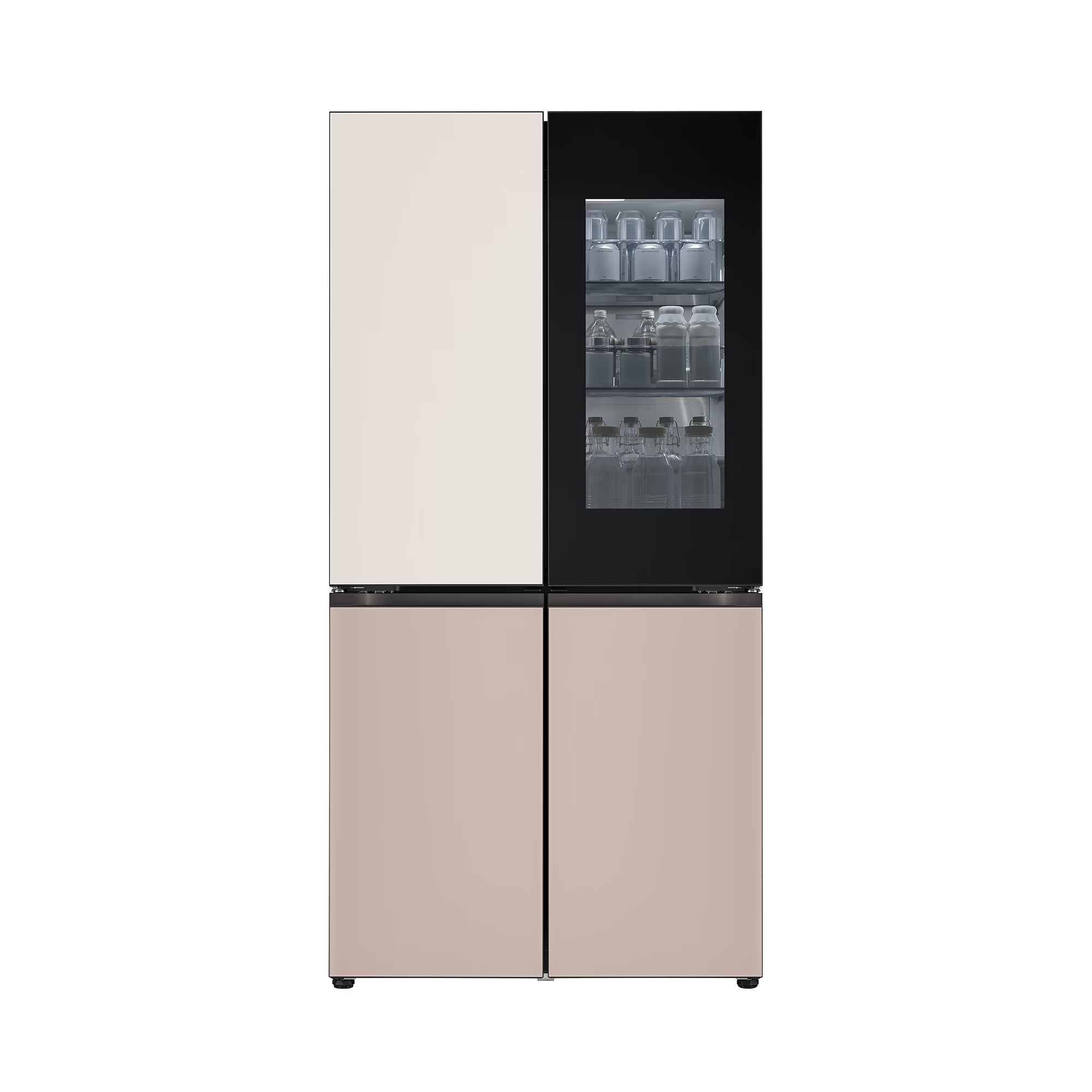 LG 디오스 AI 오브제컬렉션 STEM 베이직 냉장고 (노크온 더블매직스페이스)
