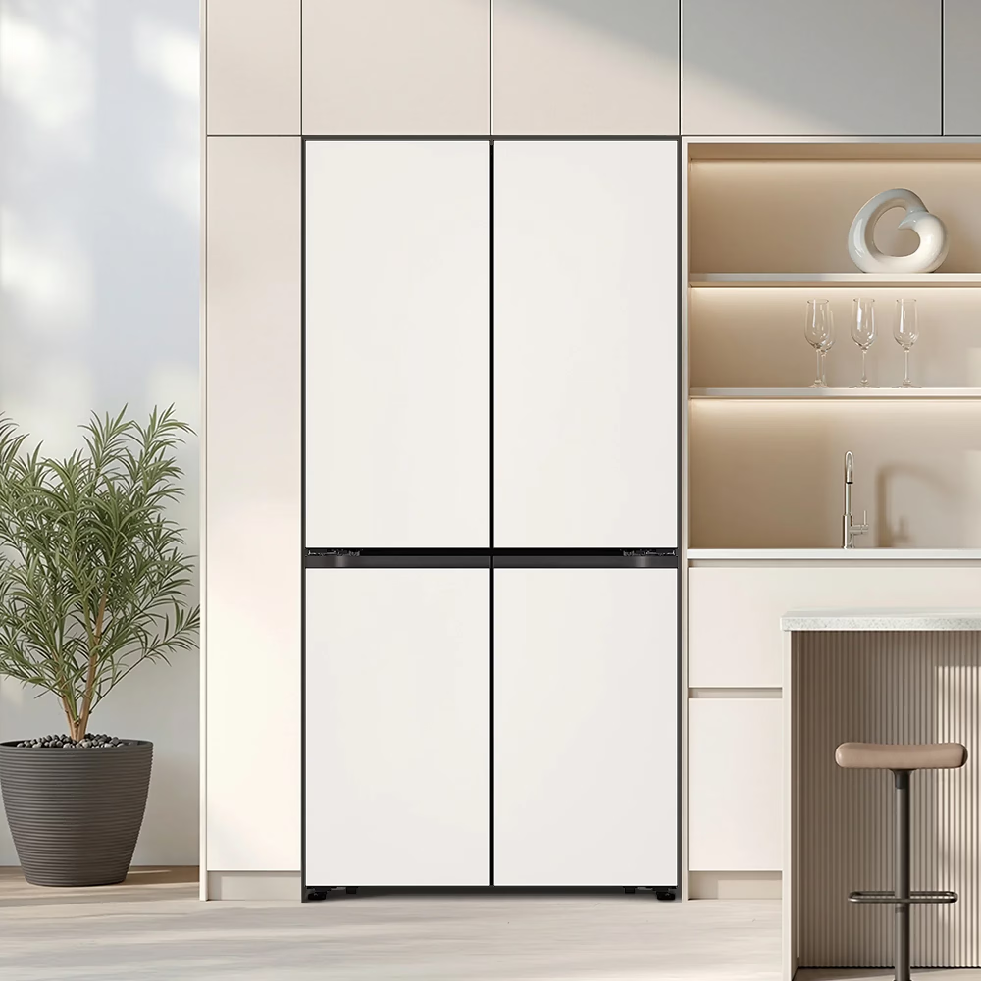 LG 디오스 AI 오브제컬렉션 STEM 베이직 냉장고 Fit & Max 635L 1등급